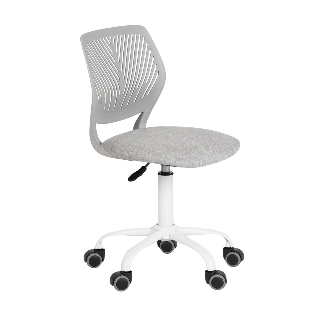 Grey swivel children desk's chair height adjustable office chair CARNATION VERITA GREY