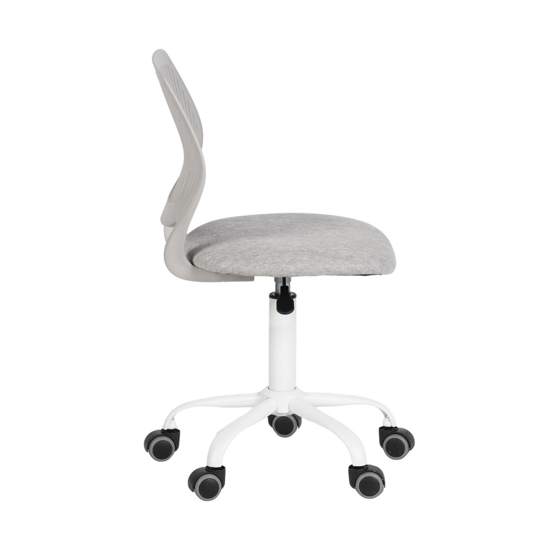 Grey swivel children desk's chair height adjustable office chair CARNATION VERITA GREY