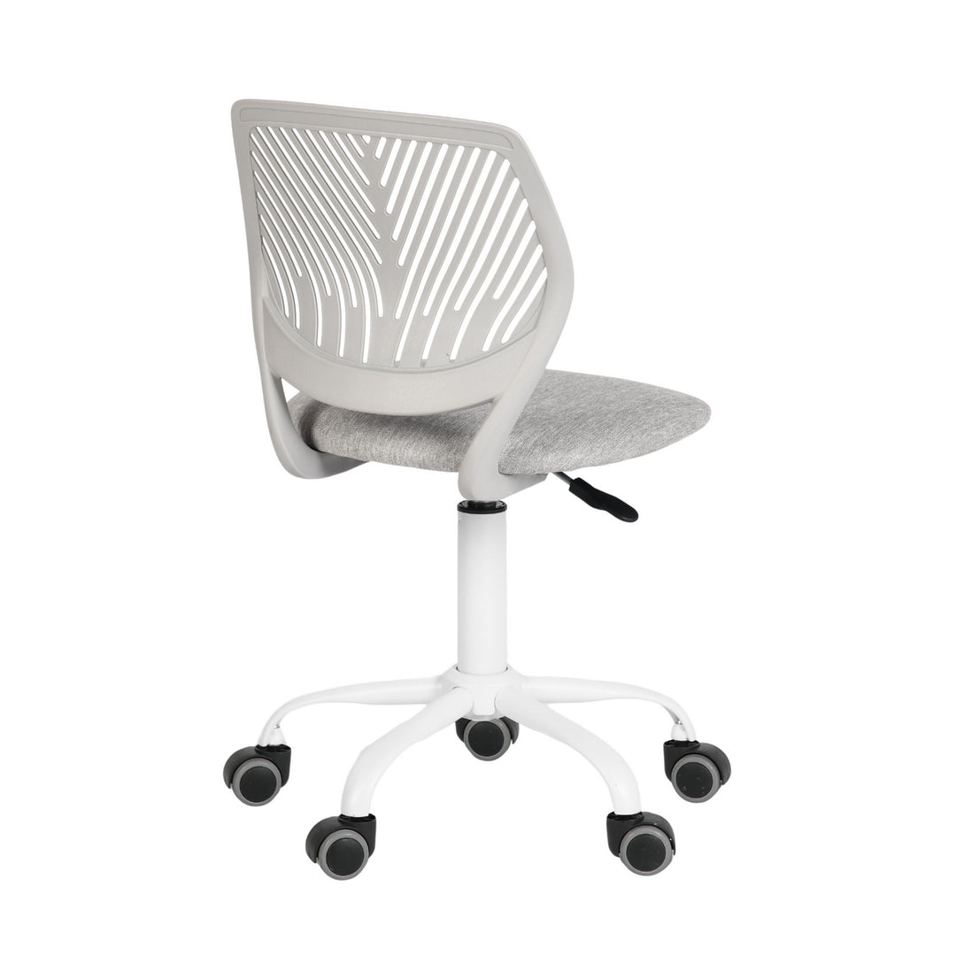 Grey swivel children desk's chair height adjustable office chair CARNATION VERITA GREY