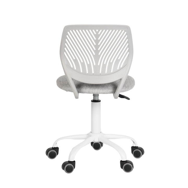Grey swivel children desk's chair height adjustable office chair CARNATION VERITA GREY