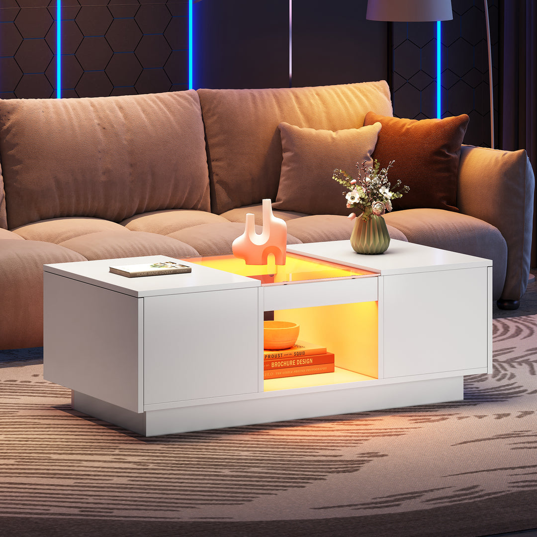 LED coffee table for living room CATTUX UK