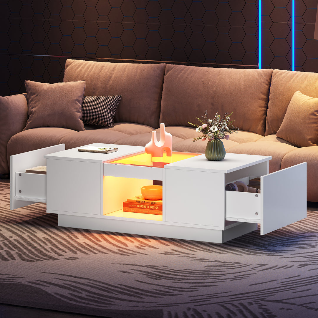 LED coffee table for living room CATTUX UK