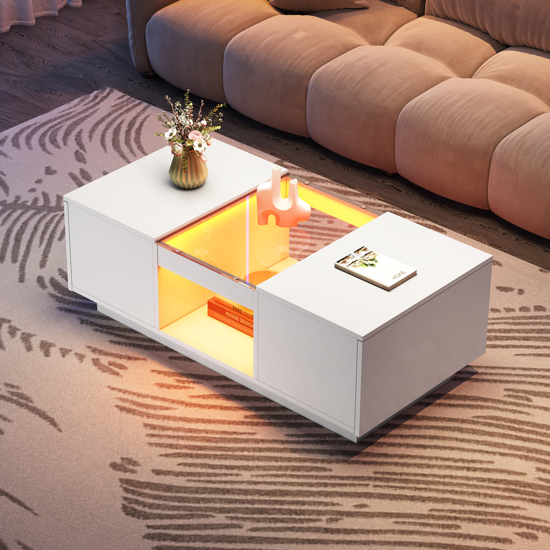 LED coffee table for living room CATTUX UK