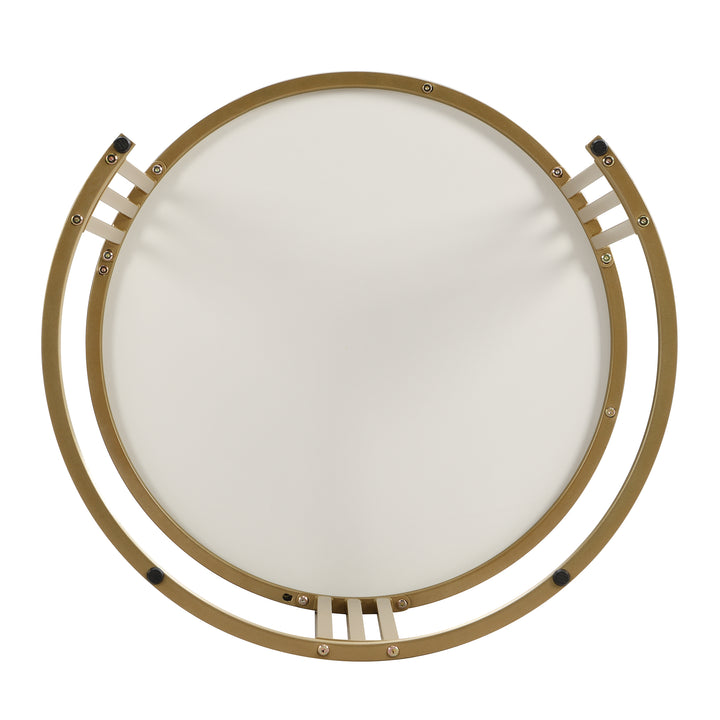 Set of 2 imitation white marble coffee tables glossy surface with 2 drawers CHOHMOI GD GREY UK