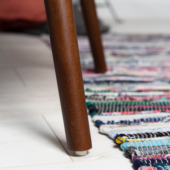 Scandinavian padded velvet green wingback armchair KAS KD VELVET GREEN UK