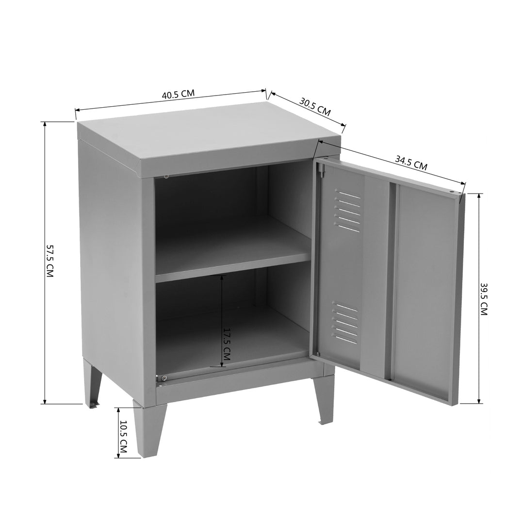 Dark grey steel plate spray paint iron cabinet GRAVES SOLO DARK GREY A