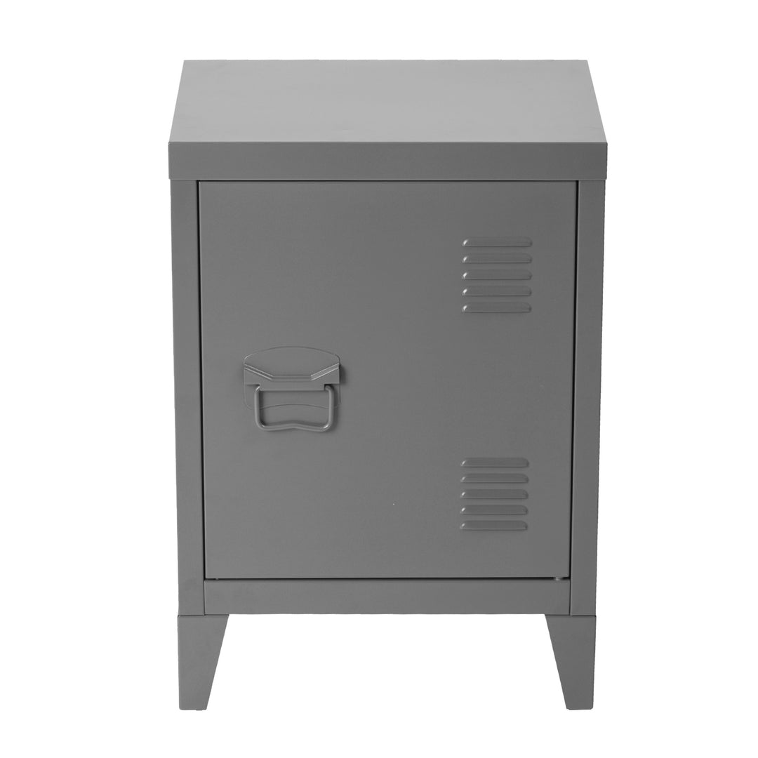 Dark grey steel plate spray paint iron cabinet GRAVES SOLO DARK GREY A