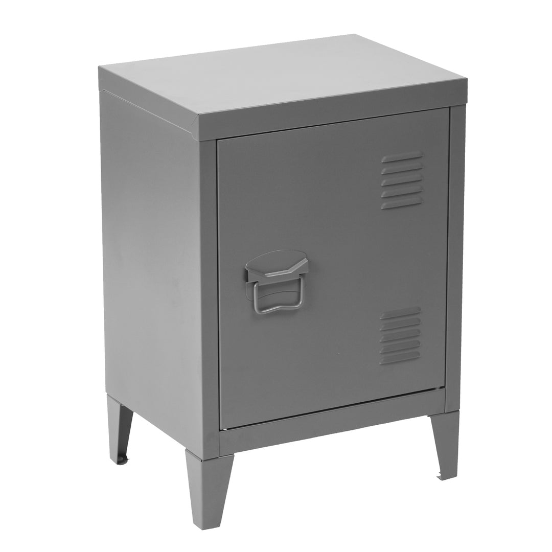 Dark grey steel plate spray paint iron cabinet GRAVES SOLO DARK GREY A