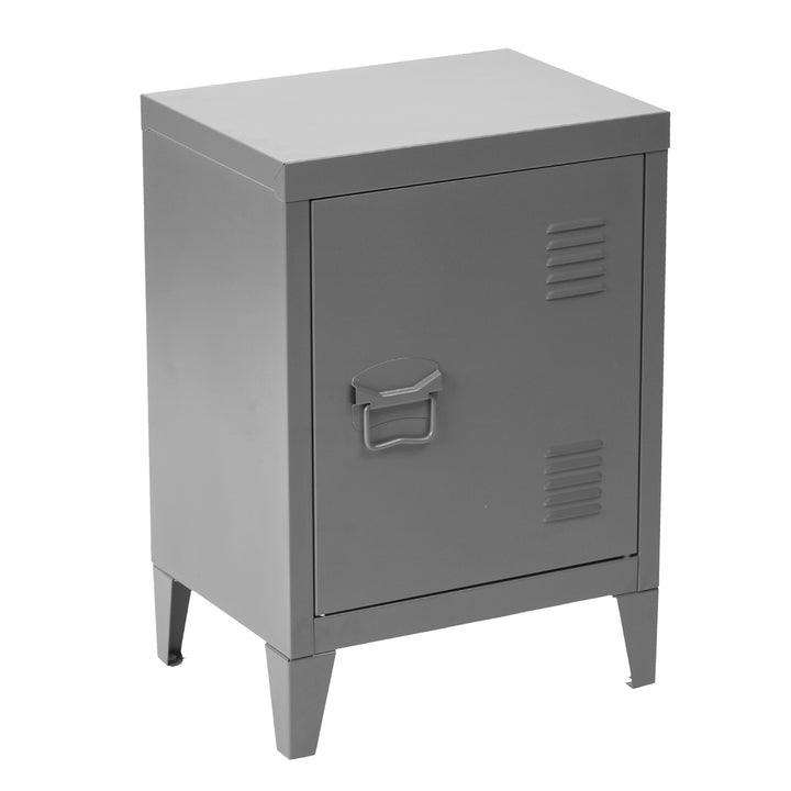 Dark grey steel plate spray paint iron cabinet GRAVES SOLO DARK GREY A
