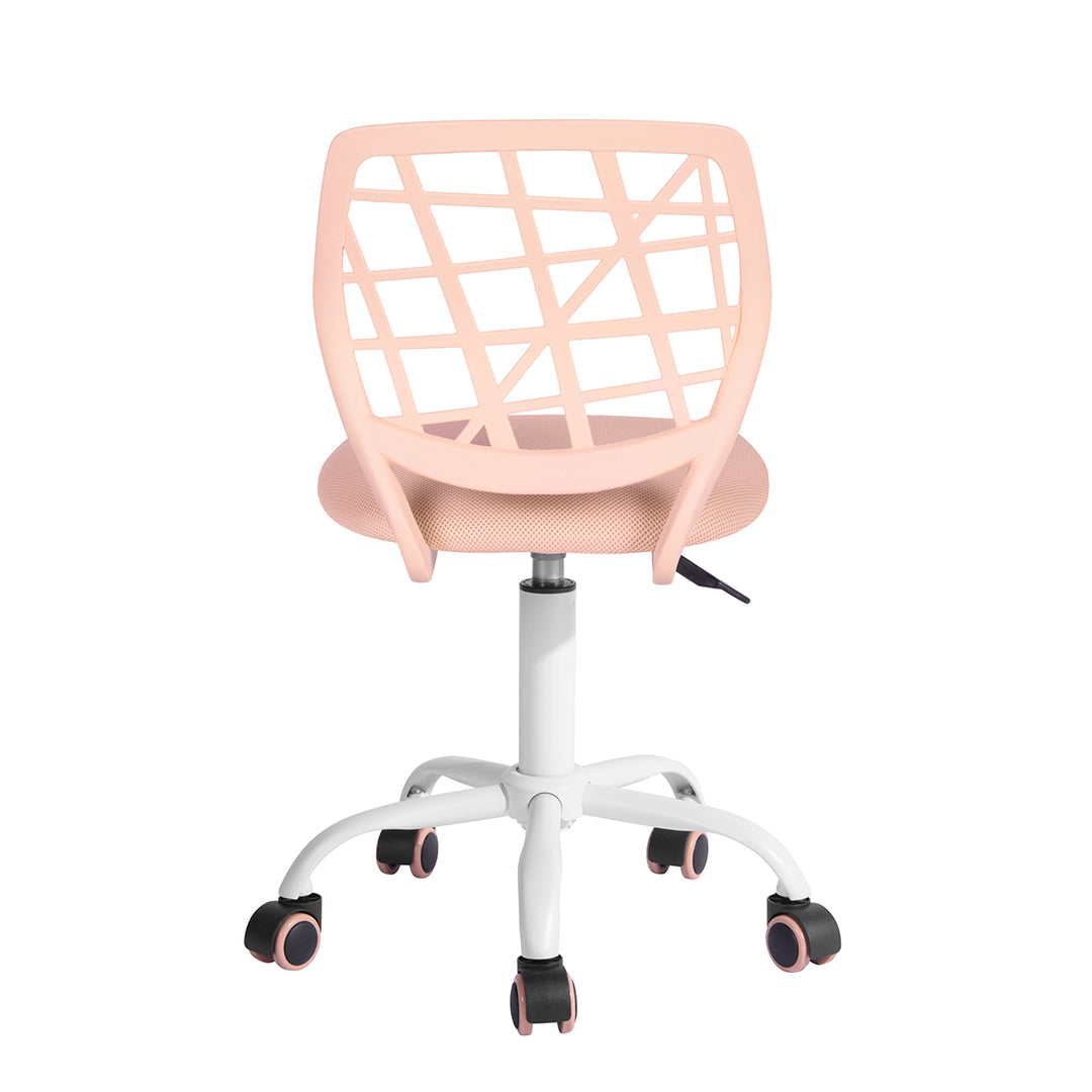 Pink Children's Desk Chair Swivel Office Chair CARNATION PINK PLICA