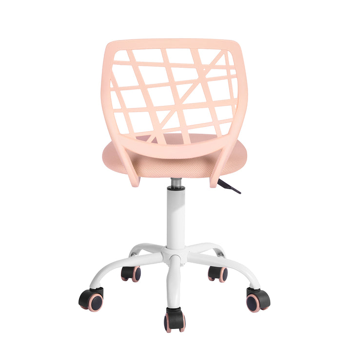 Pink Children's Desk Chair Swivel Office Chair CARNATION PINK PLICA