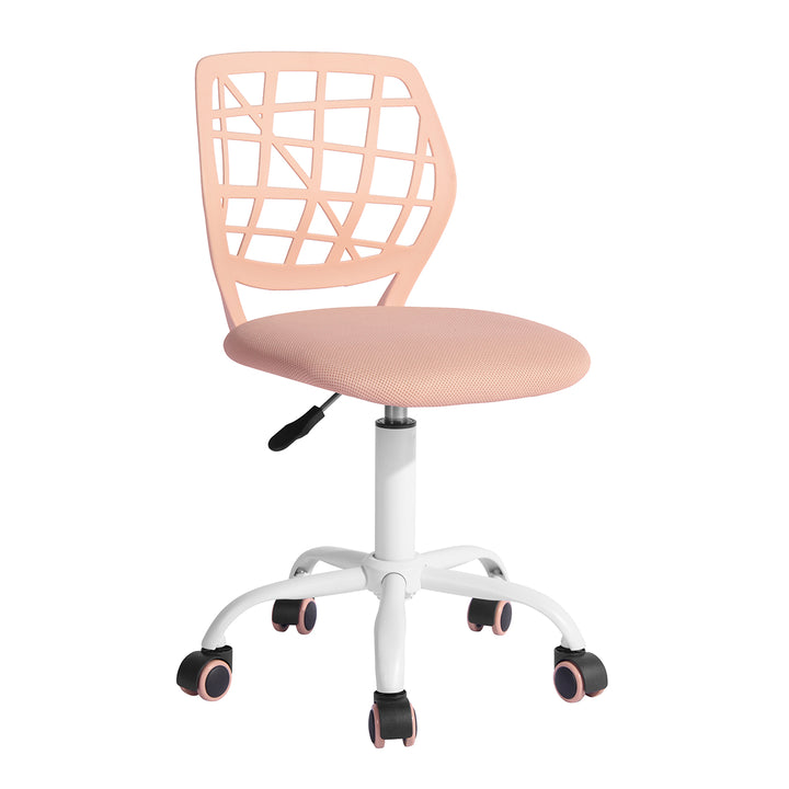Pink Children's Desk Chair Swivel Office Chair CARNATION PINK PLICA