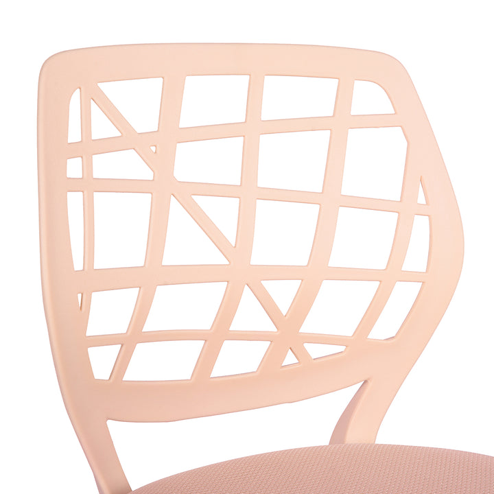 Pink Children's Desk Chair Swivel Office Chair CARNATION PINK PLICA
