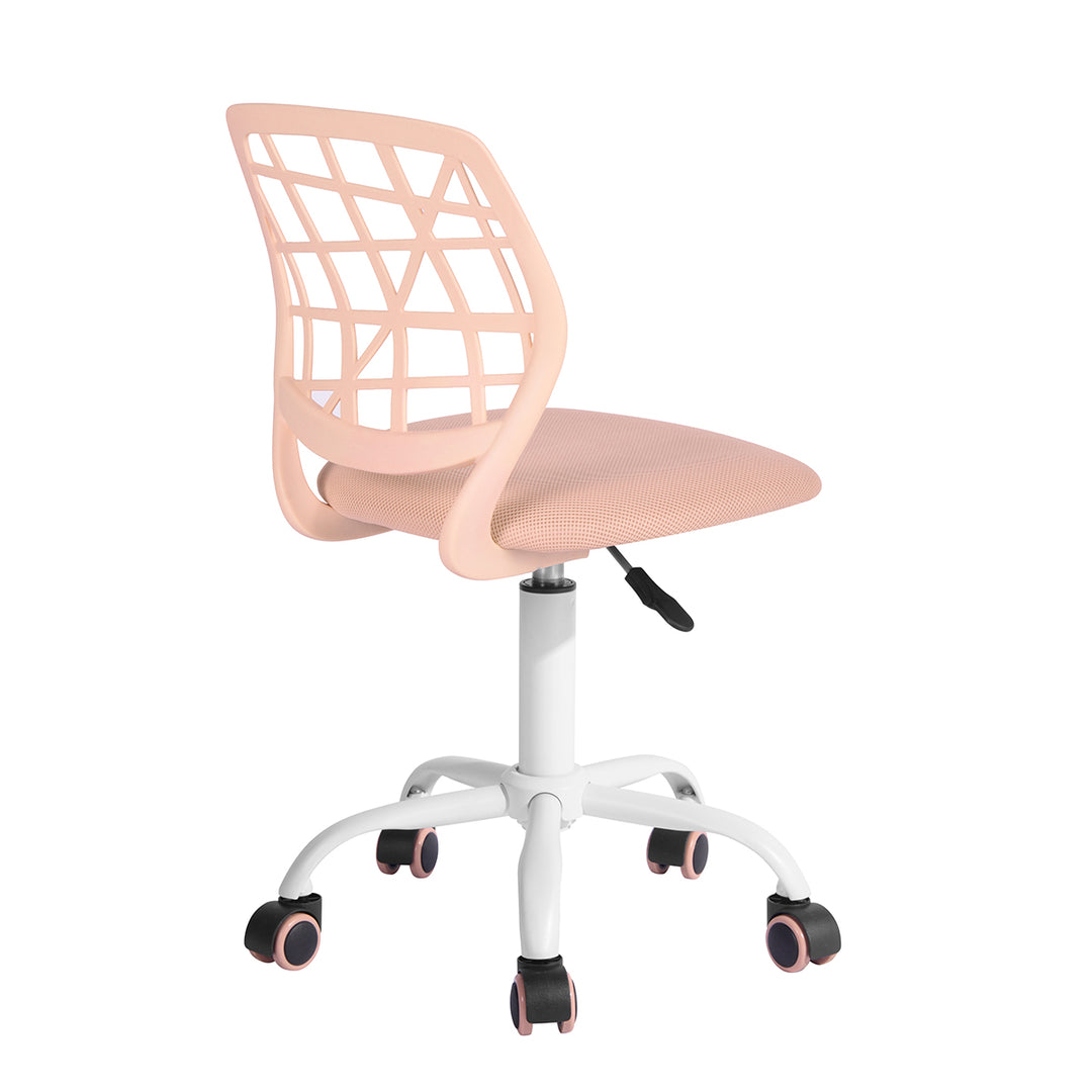 Pink Children's Desk Chair Swivel Office Chair CARNATION PINK PLICA