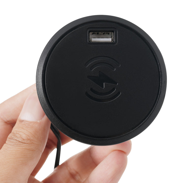 Beige linen upholstered gas lift storage king bed with wireless charging headboard OGAET BEIGE KING UK