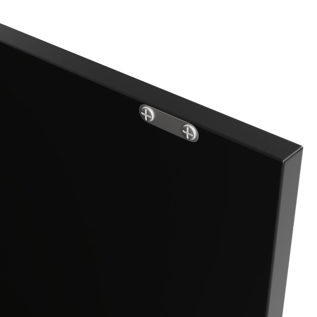Wooden modern revolving black bar table storage OQUIX UK