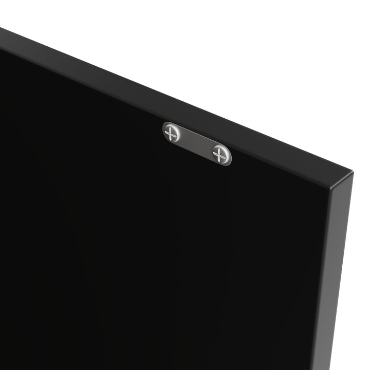 Wooden modern revolving black bar table storage OQUIX UK