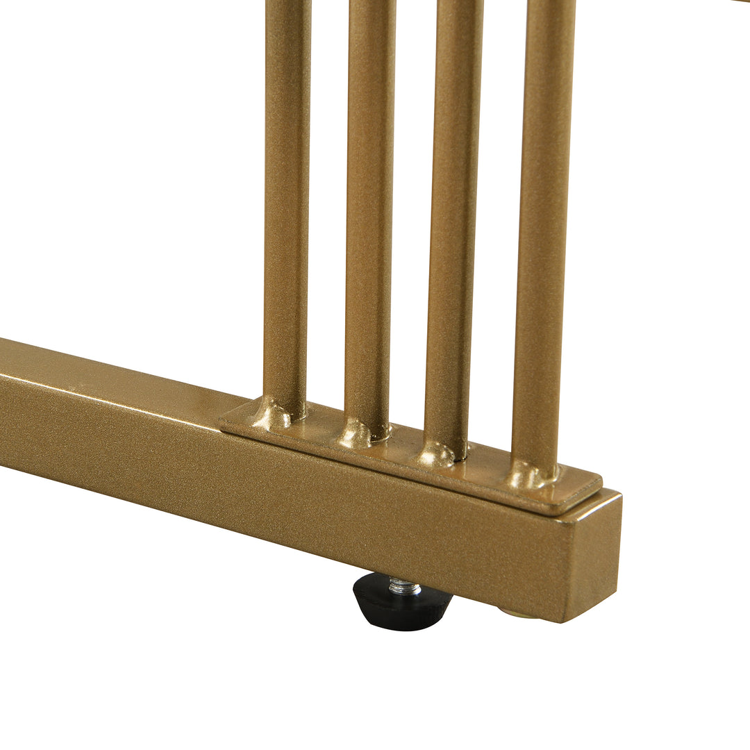 White high gloss marble-look nesting coffee table VREVIEK WHITE UK