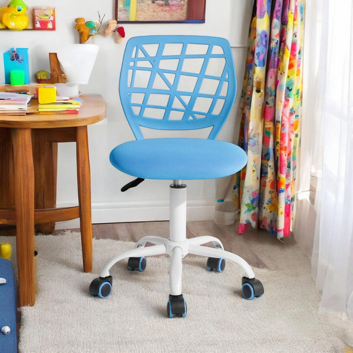 Blue Children's Desk Chair Swivel Office Chair CARNATION BLUE Ⅰ