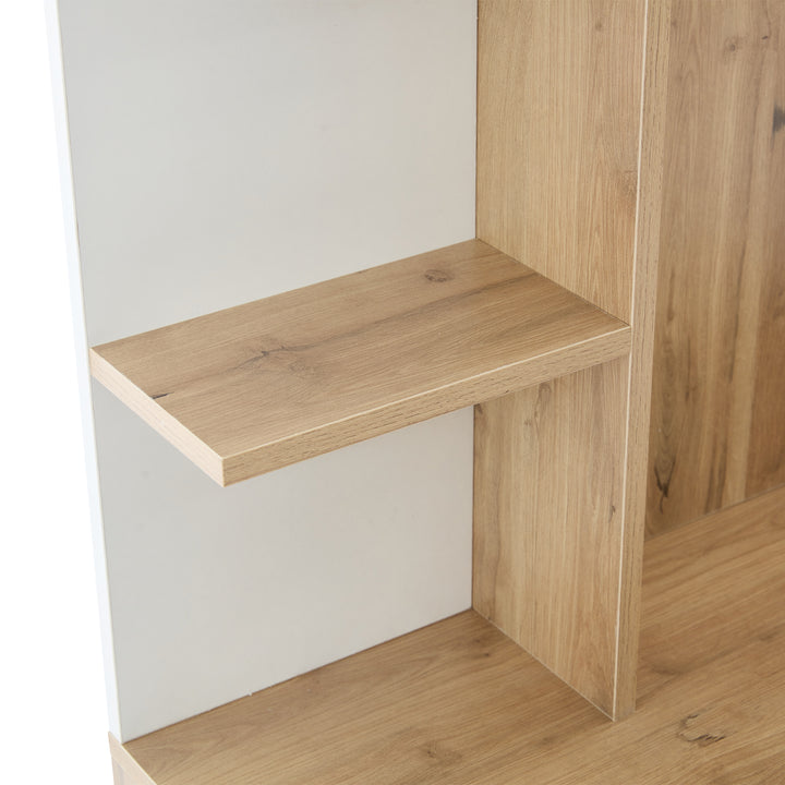 Wooden entryway wardrobes with coat hooks and shoe storage shelves ELYSIUMIS