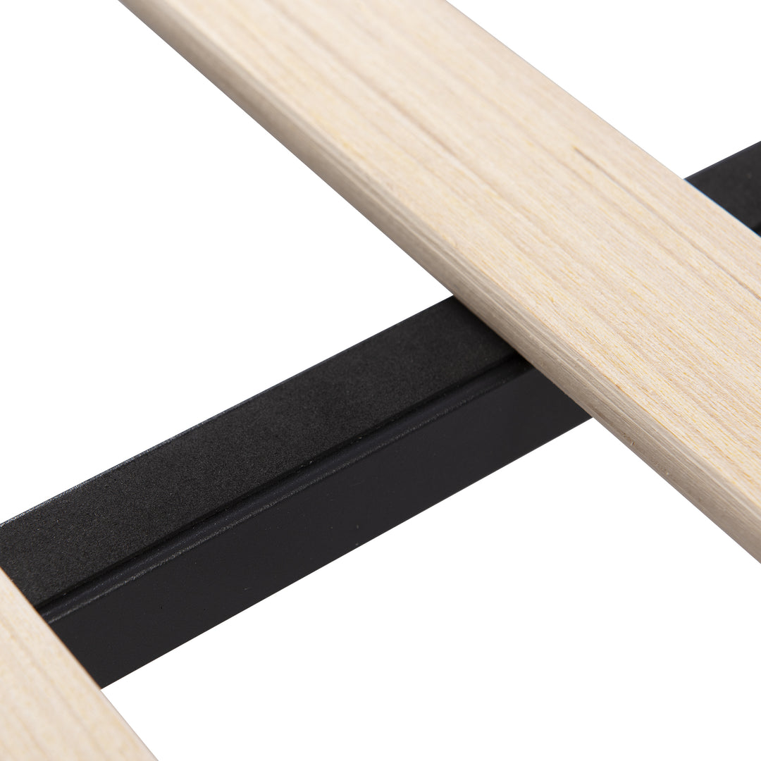 Beige velvet upholstered divan bed frame with LED, headboard height adjustable INDROX BEIGE UK