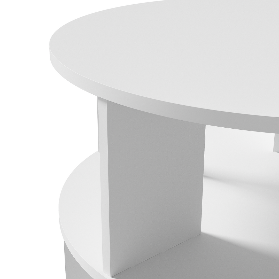 5-tier 360° rotating white shoe rack & storage organizer CLOUDHAVEN