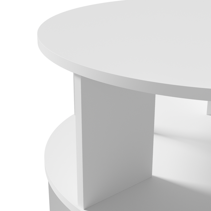 5-tier 360° rotating white shoe rack & storage organizer CLOUDHAVEN