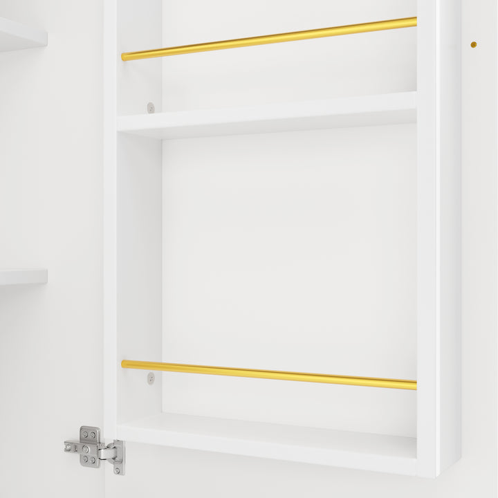 360° rotating bar table with storage space, kitchen island, two doors with shelves (body 138 x 39 x 105 cm) PYRAMID