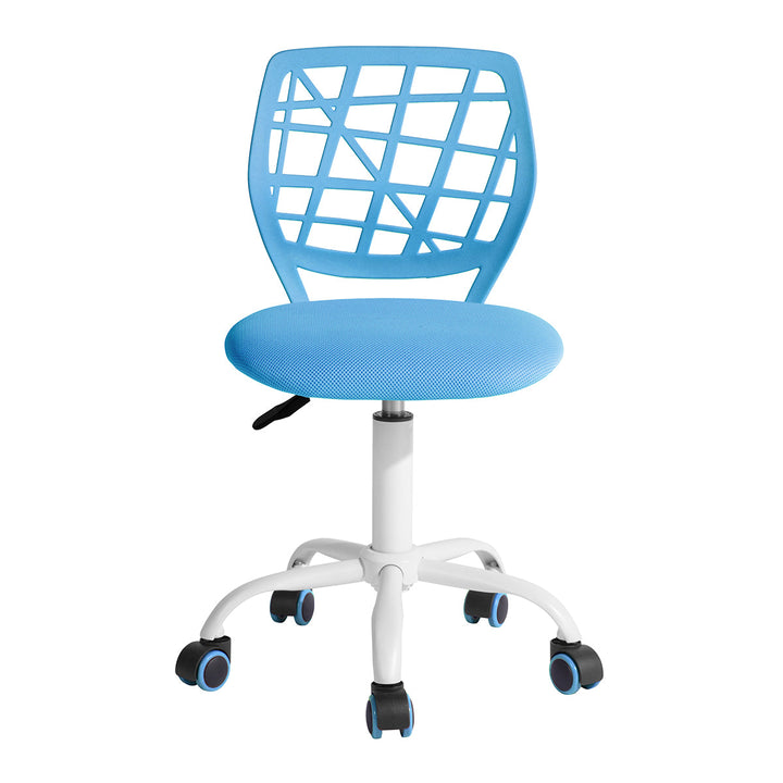 Blue Children's Desk Chair Swivel Office Chair CARNATION BLUE PLICA
