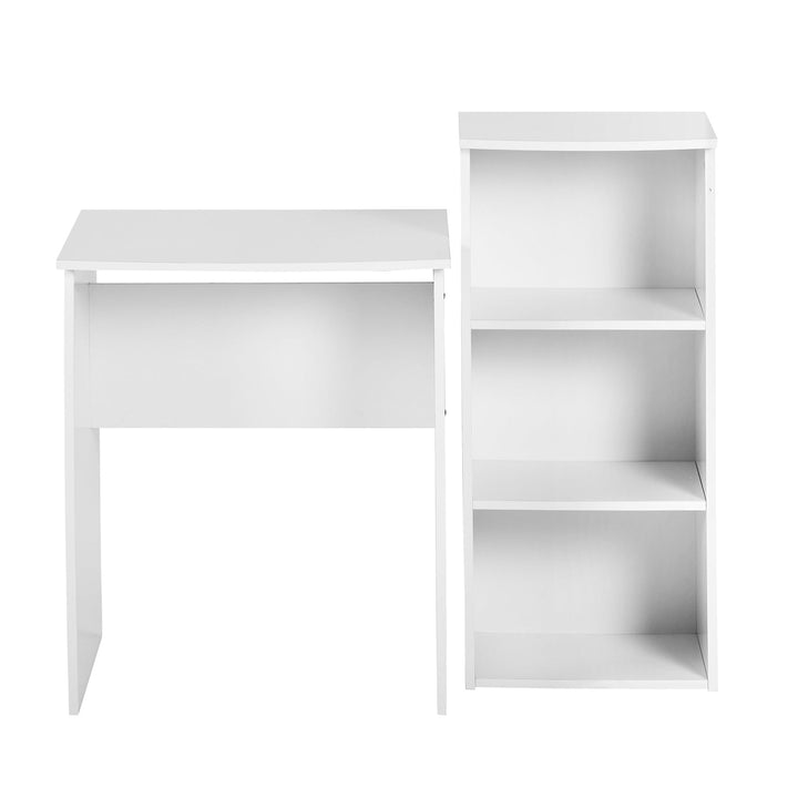 Desk Set with Three Shelves DOMINO WHITE