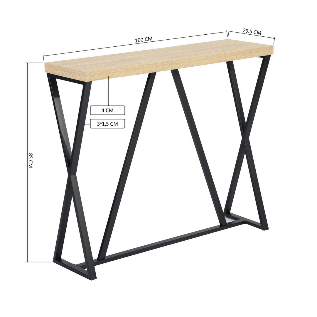 Console table entrance wooden effect HESS 3D WOOD